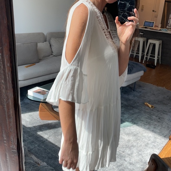 French connection boho summer Castaway Lace Dress - Picture 5 of 8
